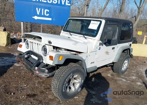 1997 Jeep Wrangler Se from USA, damaged, VIN 1J4FY29P4VP453903